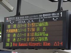 大阪駅で大和路快速で奈良へ。