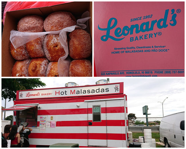 人気のレナーズのマラサダを買うことができます。<br />もちろん、その場で食べるあげたて熱々のマラサダは格別なウマウマです。