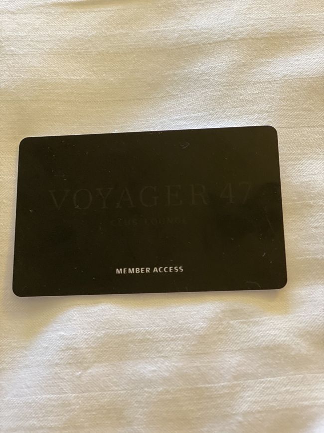 ルームキーはボエジャー47の透かしが入ってました。