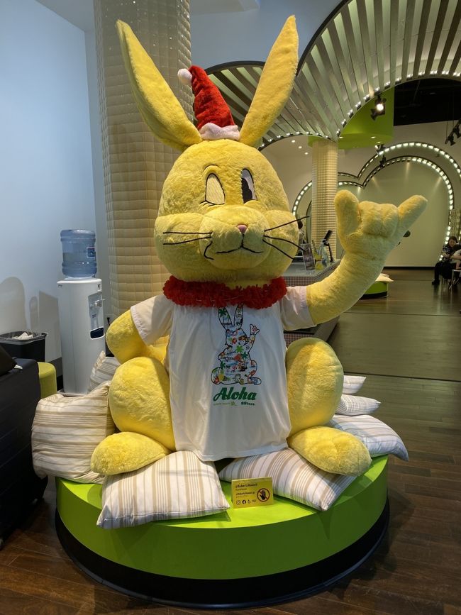 空港からロバーツハワイのバスでホテルまで。この日はブラックフライデーだったのでアラモアナショッピングセンターで買い物したい人はバゲージを預かってくれるそうなので夕方までアラモアナでフラフラすることにしました。<br />JAROAROで日本から手配しました。片道＄13です。