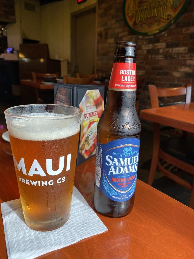 ランチはトニーローマ。<br />昼間からビール、バケーションですもん！