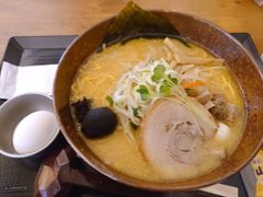 白樺山荘の味噌ラーメン。