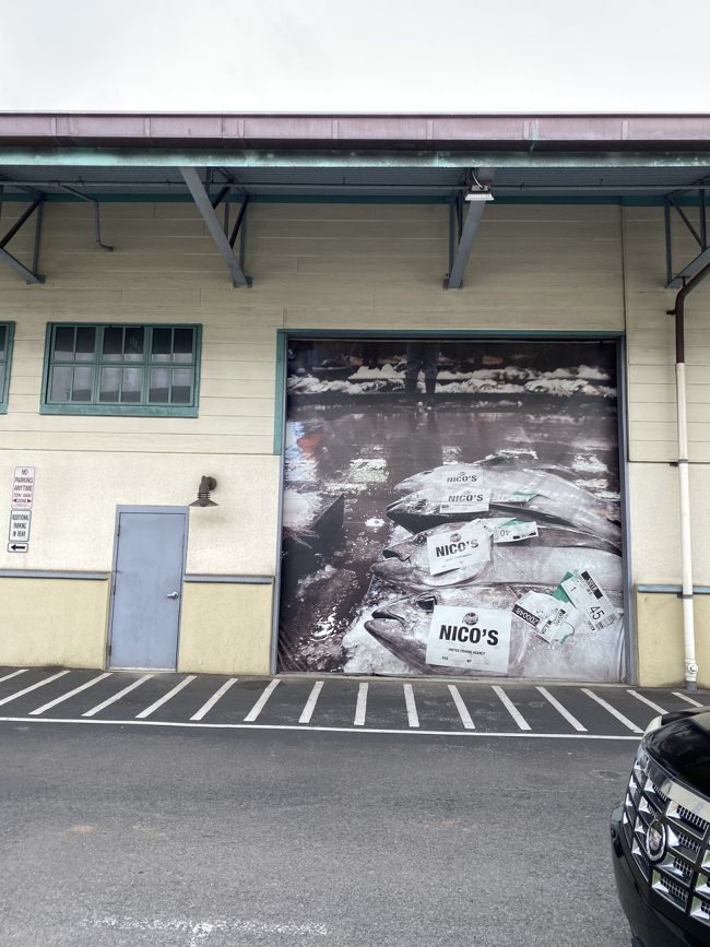 バス停を降りたら横断歩道を渡ります。<br />Pier３８の看板が見えますのでぐんぐん駐車場の方に進みます。<br />暫く歩くと看板が見えホッとしました。