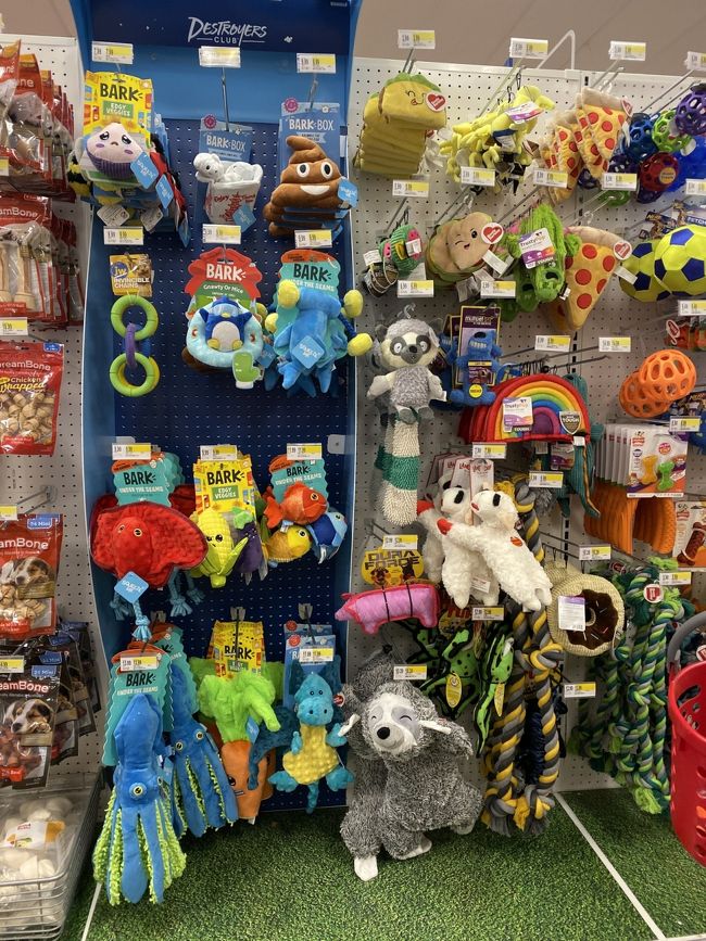 TARGETに追加の買い物、猫のものを買ってきてくれというのでみましたが、これと言ってありません。