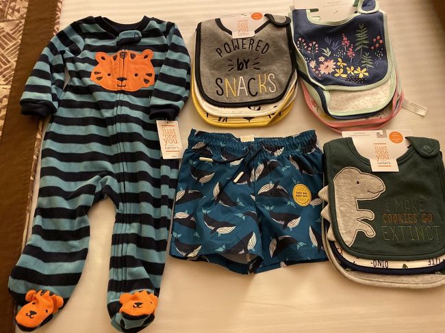 こちらも出産祝い用です。<br />スタイは数のうち。<br />もらっても迷惑にならないものにします。