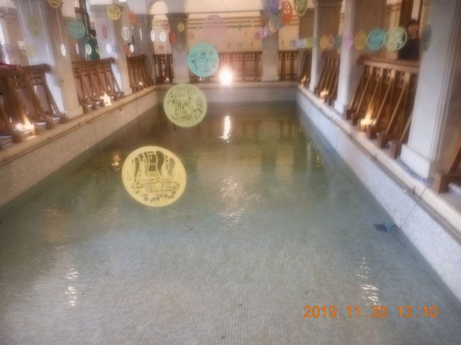 大浴場跡<br />昔は男性専用だったらしい