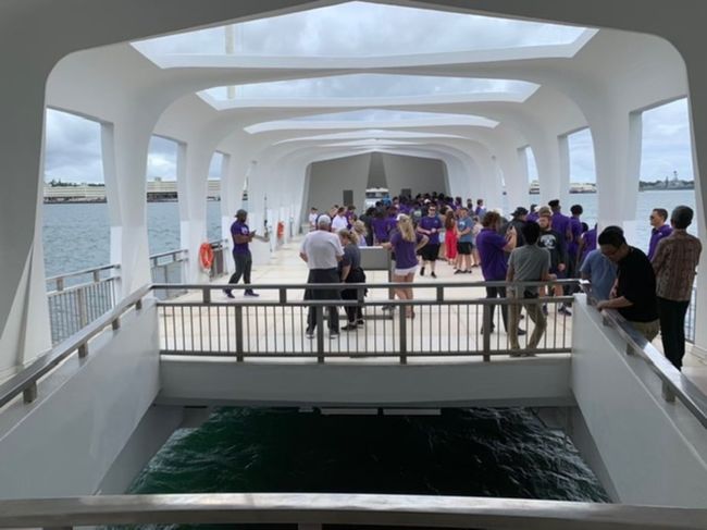 初めてのパールハーバーに感動。