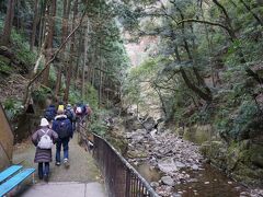 さて、ここからが山道ですね。
四十八滝というくらいですから、これから先は滝が連続してあるんでしょうね。