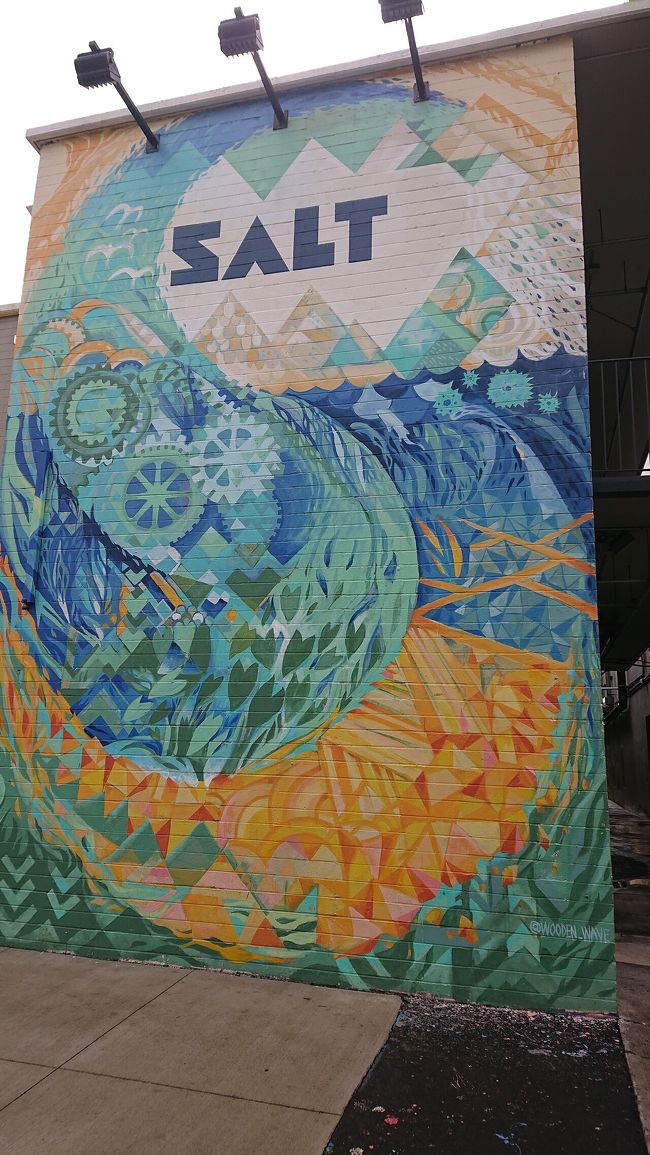 カカアコのソルト地区へウォールアートを見に行きました。