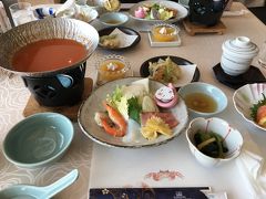 昼食も海の幸