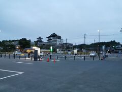 松島ＩＣを降りてすぐに松島です。観光船乗り場。ただまだ早朝４時ですので誰もいません。
