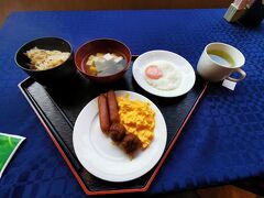 三沢シティホテルのバイキング朝食です。ボリュームもあってとても美味しい朝食でした。
