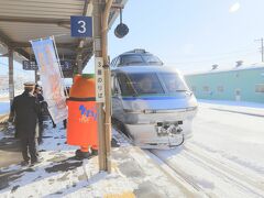 ★10：41
知床半島の玄関口、知床斜里駅に到着。
