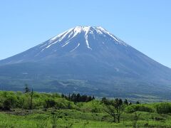 国道139号朝霧高原にて