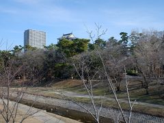 　案内図も少なかったが、５分ほど歩くと岡崎城公園に到着。再建された岡崎城ではあるが、城の後ろにあるマンションがちょっと邪魔かも。