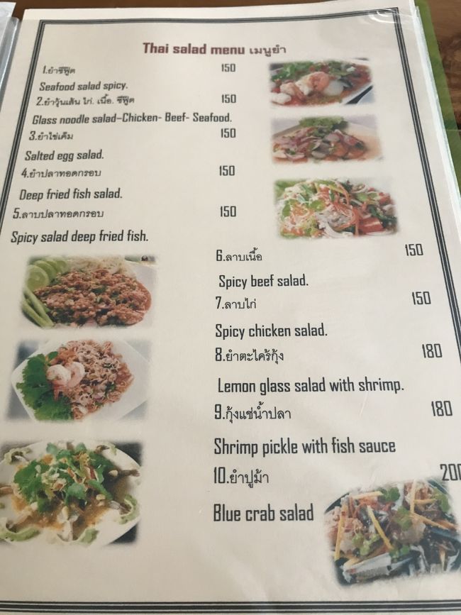 何となく入った店。Noi Wang Chaon。安い。