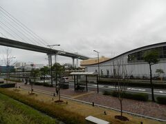 桜島駅は終点駅なので、駅の奥に線路はもうありません。