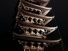 興福寺五重塔のライトアップ