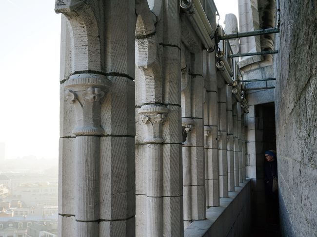 さらに上って塔の上部へ。　ゲントの街を一望できました！