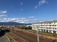 打越跨線橋からみた富士山
