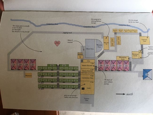 一旦お部屋に戻ってお着替え<br />こちらホテルマップです