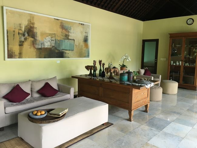 ホテルのスパでマッサージ☆<br />宿泊特典でボディ1時間<br />お父さんはシングルルーム、私と娘はカップルルームで