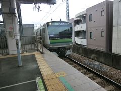 電車での移動