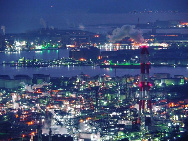 瀬戸大橋と水島工場夜景 鷲羽山 児島 瀬戸大橋周辺 岡山県 の旅行記 ブログ By みささん フォートラベル