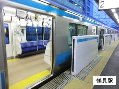 4:30
ちょうど電車が来ました。
鶴見駅から京浜東北線.上り始発電車に乗りましょう。

①京浜東北線:各停.大宮行
鶴見.4:31→上野.5:09
[乗]JR東日本.サハE233-1261