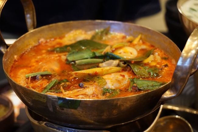 トムヤムクン！<br />タイに来たからには1回は食べないと！