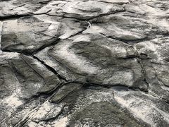 奥武島といえば畳石。
畳石は、噴出した溶岩が海の水で冷えて固まったもので、
およそ1200万年という年月をかけて、波で削られて平らになったと言われています。奥武島の畳石のように綺麗な五角形や六角形の状態で残っているのはとても珍しく貴重なものだそうです。
