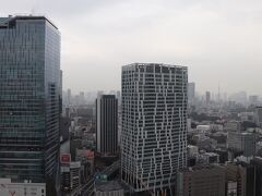 眺望は正面に渋谷スクランブルスクエアと渋谷ストリーム。