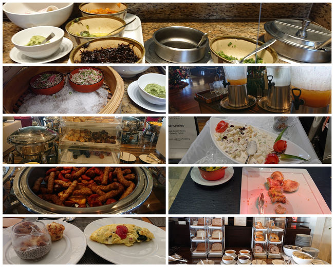 スープやサラダ、とても全部は食べられないほどの種類の多さです。