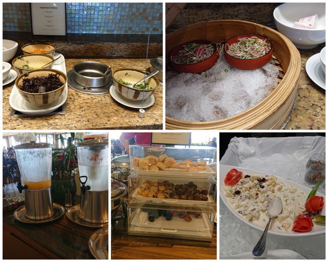 ドリンクも温かいものから冷たいもの。ベーグルやドーナッツ etc. <br />お蕎麦もあったので後で食べようと思ったら、無くなって補給されることはありませんでした。残念すぎる。(ToT)