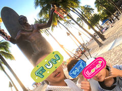 車窓からは見ていたものの、至近距離では初のデューク像と御対面(//∇//)

記念にパチリ！