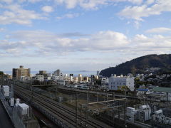 来宮神社から梅園行く途中、熱海を見渡せる展望台