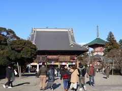香取神宮と成田山新勝寺は30キロくらいの距離。
高速に乗って30分くらい。

三が日が過ぎても成田山の界隈は渋滞。
車を停めるのにまたまた時間がかかって、14：30境内に。