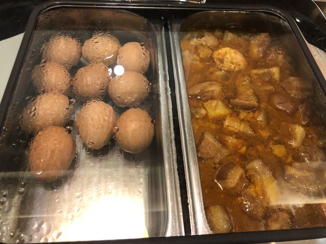 卵と煮物。パス。