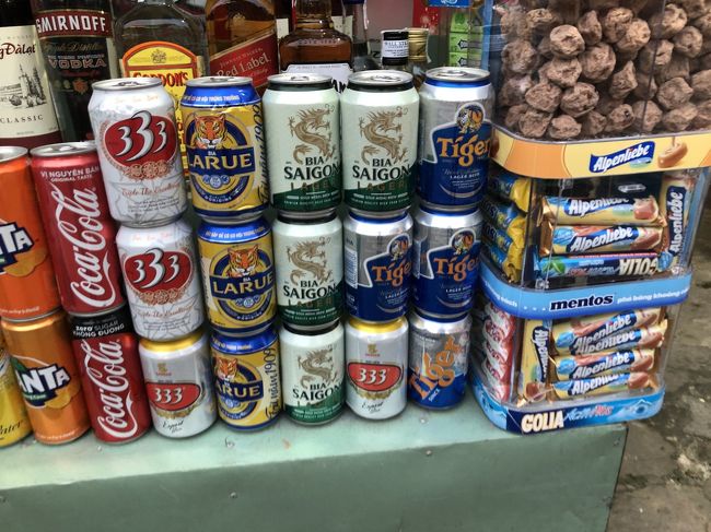 ホイアンのお店　ビール　4種類