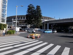 オリンピックスタジアムが見えました。