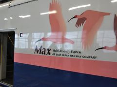 「2階建Maxとき」にて越後湯沢駅に到着