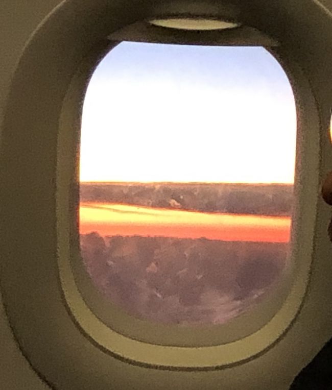 色が変わっていきます。地上で見るより美しい。