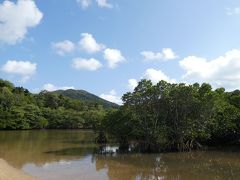 レンタカーを借りて石垣島観光を始めます。
野底や米原など島の西海岸を周り道して眺望を楽しみつつ川平湾を目指す。吹通川ではマングローブ（ヒルギ）群生地をちょこっと見学。