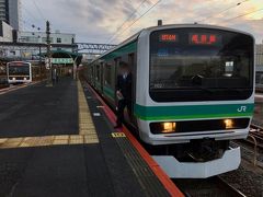 我孫子駅で乗り換え、上野方面にたどり着きました。