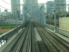 多摩川の鉄橋。ここから神奈川県。