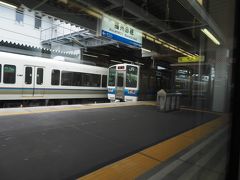 播州赤穂駅で、岡山行きへと乗り換え。あ、元マリンライナーだ。