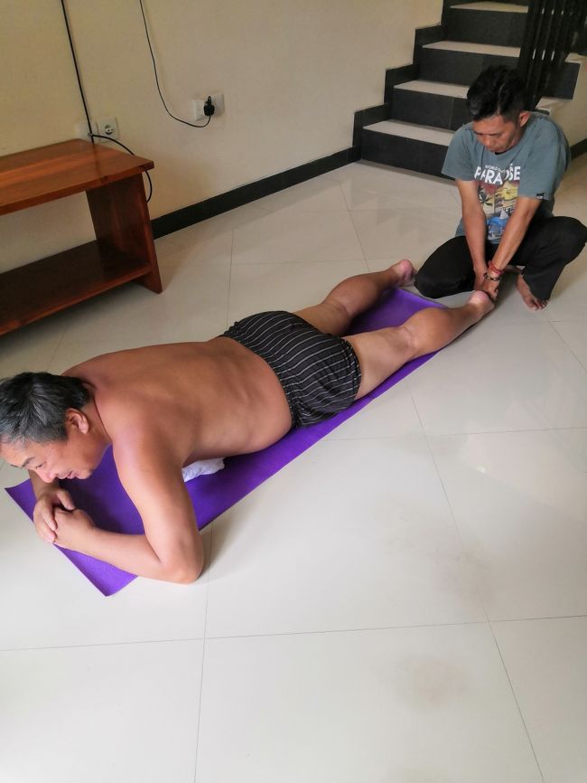 スペシャル出張(笑)マッサージ<br />一緒に泊まっている方のご縁でお願いできました。<br />※　こちらは突っ込みご容赦ください。