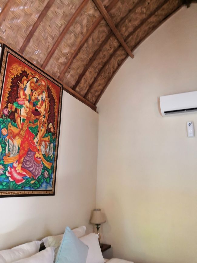 屋根がルンブンスタイル（米倉）<br />雰囲気あります。<br />部屋の広さ、十分ですよ。<br /><br />シュノーケリングツアー（マンタ、ガマットベイあたり）はホテルで手配できます。港（トヨパケあたり）迄の送迎、ボートエントリーです。<br />プニダから直接（もしかしてパダンバイ経由かも）ギリへの高速船などのチケットも手配できます。