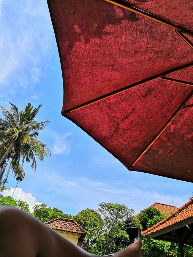 さっそくプールでのんびりします。<br />今回の目的(笑)<br />パダンバイのホテルのプールって<br />日中、まじで誰もいません。<br />つまり長時間プライベートプール。<br />