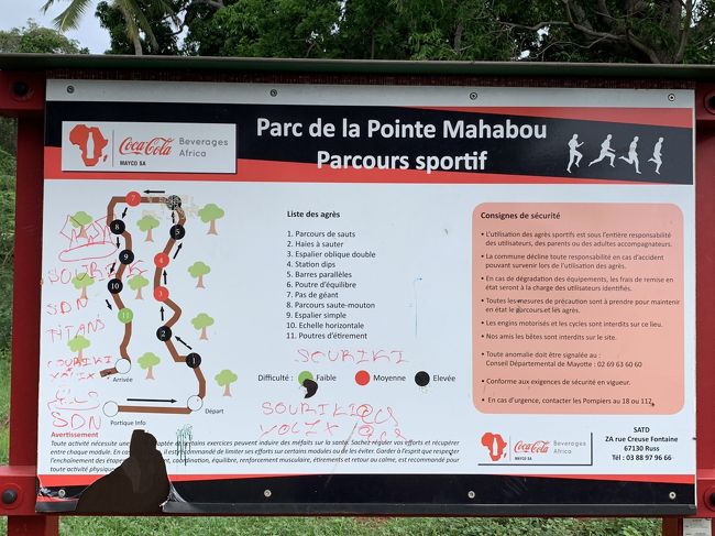 別の案内板<br />なんか運動しながら散歩できる？